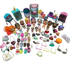 *M7 L.O.L Surprise Dolls Accessories furniture 75+ piece set